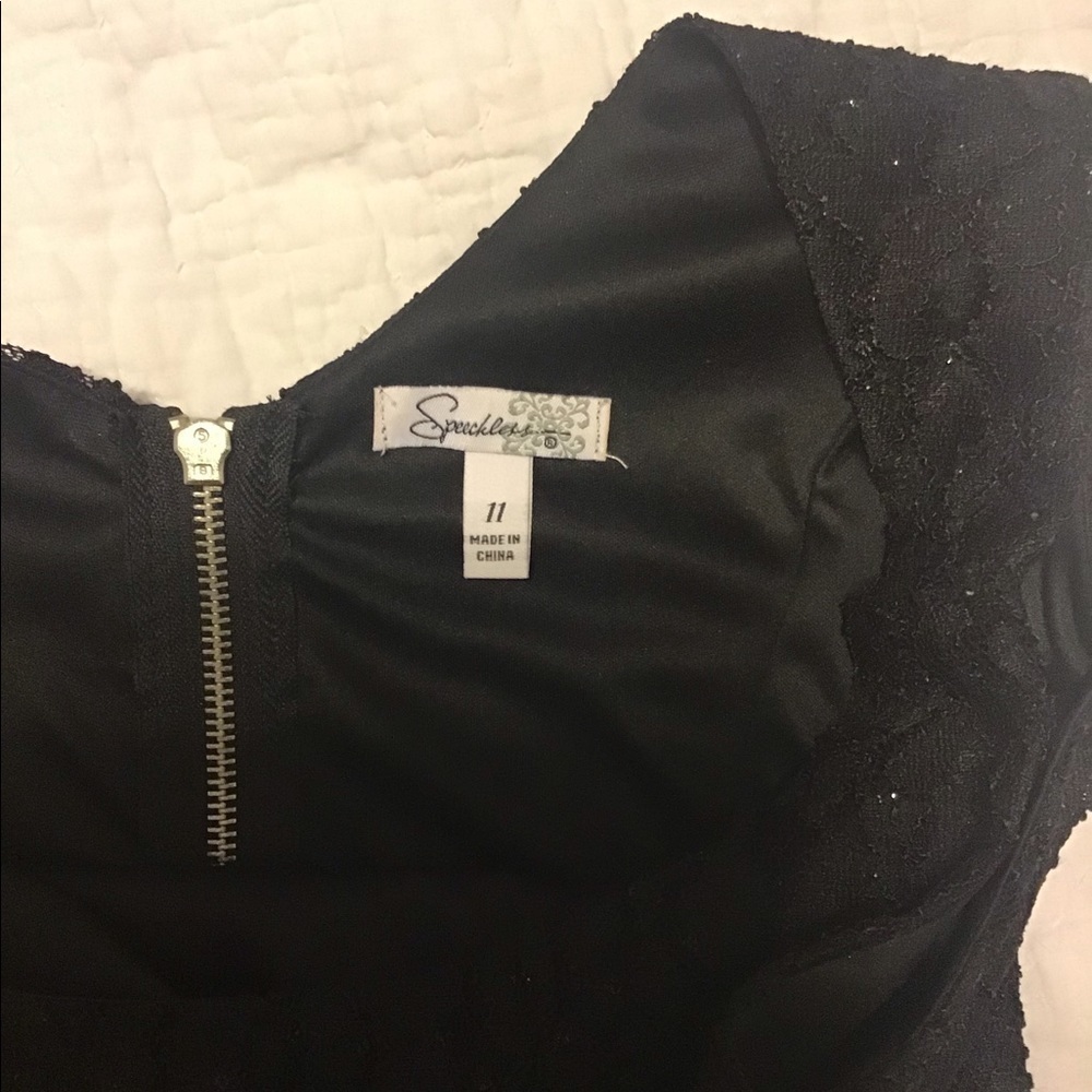 speechless lace and sequins little black dress - Picture 3 of 6